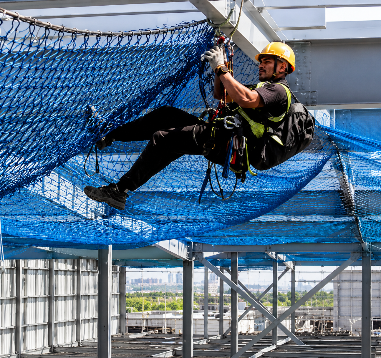 Industrial Safety Nets Installation